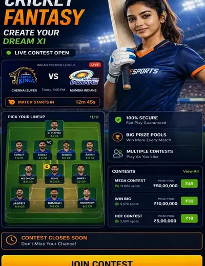 Betodd88 (bet odd 88) fantasy cricket & matchday visual 3